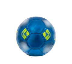Hex Dusted Size 5 Soccer Ball — SILVER / BLUE 3