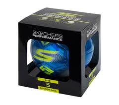 Hex Dusted Size 5 Soccer Ball — SILVER / BLUE 4