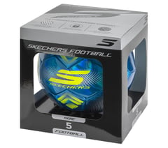 Hex Dusted Size 5 Soccer Ball — SILVER / BLUE 5