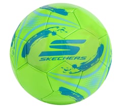 Hex Brushed Size 5 Soccer Ball — NEON LIME / MULTI 1