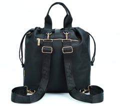 Convertible Backpack Buckle Bag — BLACK 2