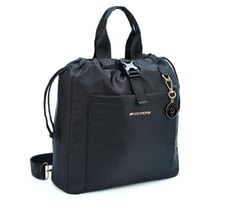Convertible Backpack Buckle Bag — BLACK 4