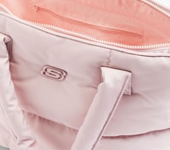 Quilted Tote Bag — LIGHT PINK 4