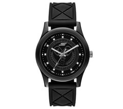Pickleball Dial Quilt Watch — BLACK 1