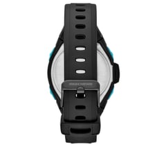 Digital Long Strap Watch — BLACK / TURQUOISE 3