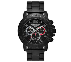 Stainless Steel Chronograph Watch — BLACK 1