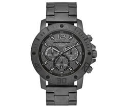 Stainless Steel Chronograph Watch — GUNMETAL 1
