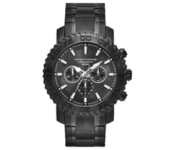 Stainless Steel Chronograph Watch — GUNMETAL 1