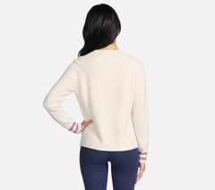 GO WALK Reflection Sweater Bomber — OFF WHITE 2