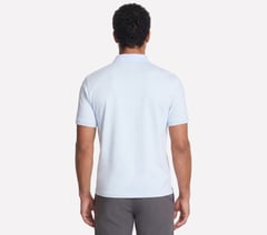 Signature Pima Polo — BLUE  /  SILVER 2