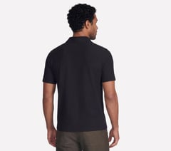 GO DRI All Day Solid Polo — BLACK 2