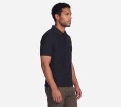 GO DRI All Day Solid Polo — BLACK 3