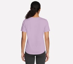 GO DRI Swift Tee — WHITE / BLUE 2