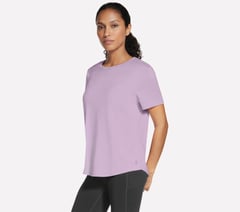 GO DRI Swift Tee — WHITE / BLUE 3
