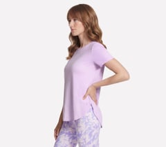 GO DRI Swift Tunic Tee — WHITE / SILVER / PURPLE 3