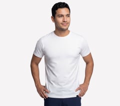 GO DRI All Day Solid Tee — WHITE 1