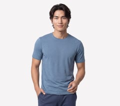 GO DRI All Day Tee — BLAU / GRAU 1