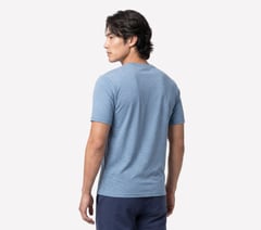 GO DRI All Day Tee — BLAU / GRAU 2