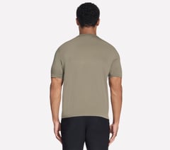 GO DRI Pima Crew — OLIVE / GRAY 2
