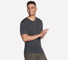GO DRI Pima Signature V-Neck — BROWN 3