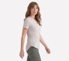 GO DRI Swift Stripe Tunic Tee — OFF WHITE 3