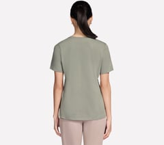 Dazzle Short Sleeve Tee — TAUPE / OLIVE 2