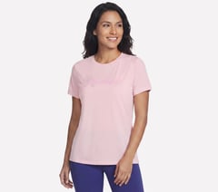 GO DRI Brisk Graphic Tee — WHITE / PINK 1