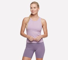 GO WALK Luxe Rib Tank — MAUVE / PURPLE 1