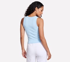 GO WALK Luxe Rib Tank — SIL / WHITE / BLUE 2