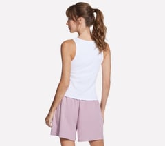 GO WALK Luxe Rib Tank — WHITE 2