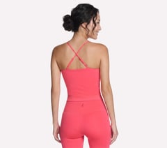 GO FLEX SLIM Strappy Tank — TAUPE / CORAL 2