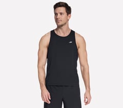 GO RUN Vapor Singlet — BLACK 1