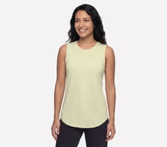 GO DRI Swift Tunic Tank — WHITE / SILVER 1
