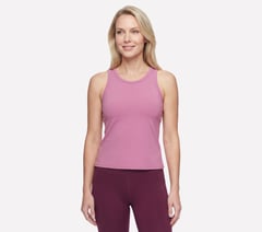 GO WALK Shelf Bra Tank — ROSE 1