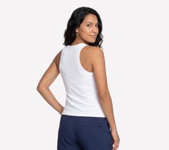 GO WALK Shelf Bra Tank — WHITE 2