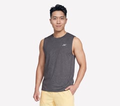 GO DRI Charge Muscle Tank — BLACK / CHARCOAL 3