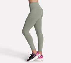 Skechers GO WALK High Waisted Legging — TAUPE / OLIVE 4