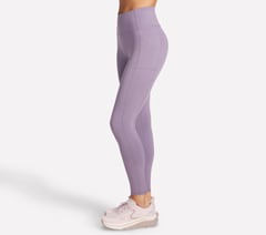Skechers GO WALK High Waisted Legging — WHITE / BLUE 3
