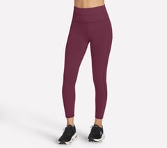 Skechers GO WALK High Waisted 7/8 Legging — BURGUNDY / PINK 1