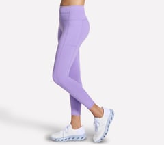 Skechers GO WALK High Waisted 7/8 Legging — PURPLE / CORAL 3