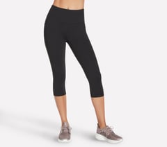 GO WALK High Waisted Capri — BLACK 1