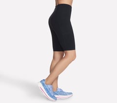 GO WALK High Waisted 10 Inch Bike Short — BLACK 3