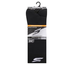 2 Pack Men's Performance Soccer Over The Knee Socks — BLACK 2