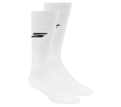 2 Pack Men's Performance Soccer Over The Knee Socks — WHITE 1