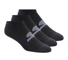 3 Pack No Show Stretch Socks — BLACK 1