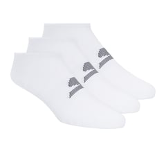 3 Pack No Show Stretch Socks — WHITE 1