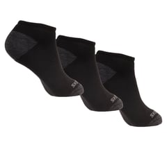 6 Pack Boys' No Show Socks — BLACK 2