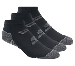 3 Pack Men's Half Terry Low Cut Socks — BLACK 1