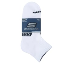 3 Pack Quarter Crew Sport Socks — BLACK / WHITE / GRAY 2