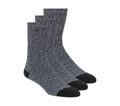 Super Soft Boot Crew Socks - 3 Pack — BLACK 1